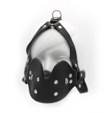 Leather Head Mounted Mouth Gag