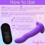 WAVE SILICONE VIBRATOR WITH PURPLE CONTROL