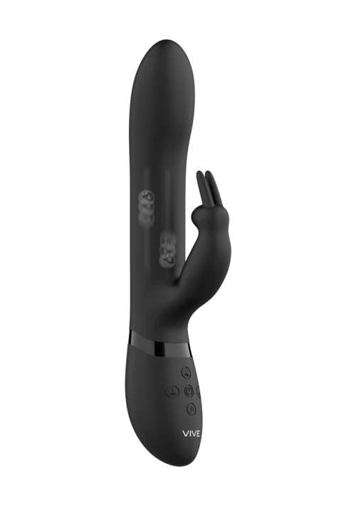 Amoris - Stimulating Beads Rabbit - Black *bulk