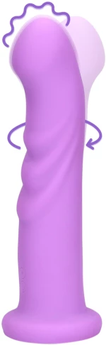 Ultra Soft Silicone Rotating G-Spot Vibrator - Lavender Spectacle