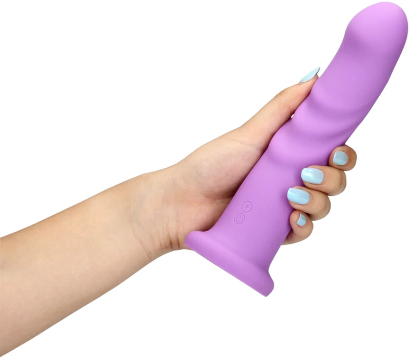 Ultra Soft Silicone Rotating G-Spot Vibrator - Lavender Spectacle