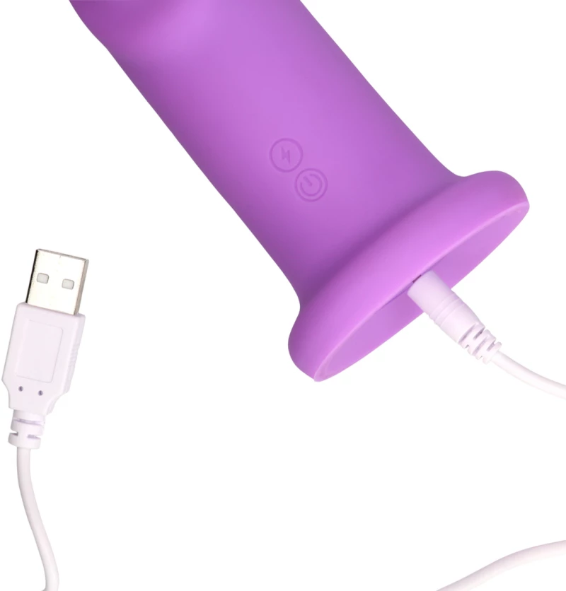 Ultra Soft Silicone Rotating G-Spot Vibrator - Lavender Spectacle