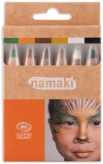 Σετ 6 Bio Μολύβια Face Painting Jumbo, Wildlife - Namaki