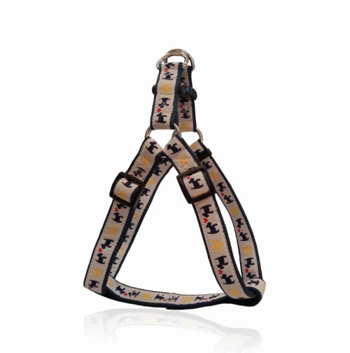 DOG HARNESS A DOGS IN LOVE L.BLUE M 2 X 45-70CM