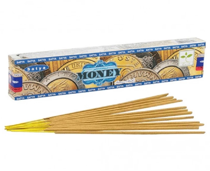 Αρωματικά Στικ Satya Money Incense Sticks 15g