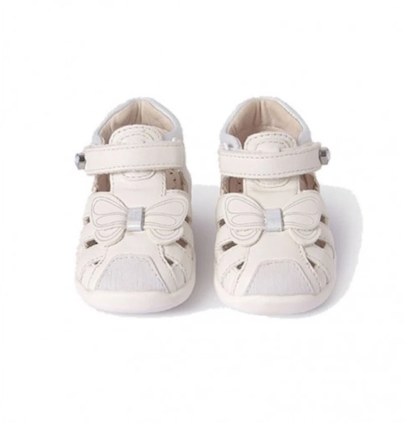 Παιδικά Δερμάτινα Πέδιλα First Steps Mayoral 41519-White