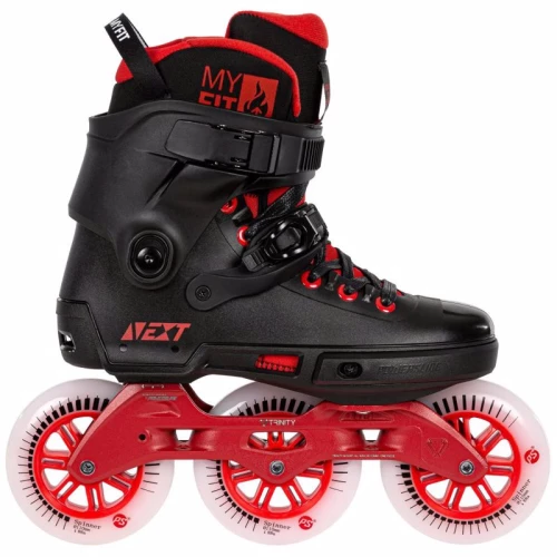 POWERSLIDE Next Black Red 110 Urban Πατίνια - Μαύρο/Κόκκινο Κόκκινο