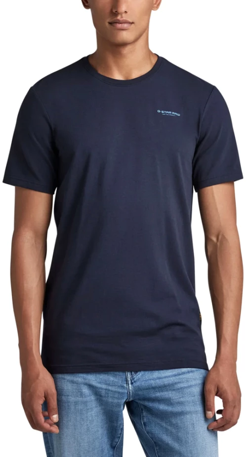 G-STAR RAW BASE SLIM FIT T-SHIRT MEN G-STAR RAW ΜΠΛΕ (D19070-C723-C742)