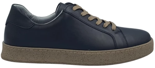 Ανδρικά Δερμάτινα Sneakers - 2023 - Μπλέ