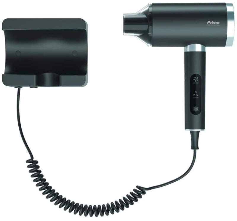 Primo PRHD-50059 Σεσουάρ Ξενοδοχείου 1875W DC Ion Τouch Γκρι