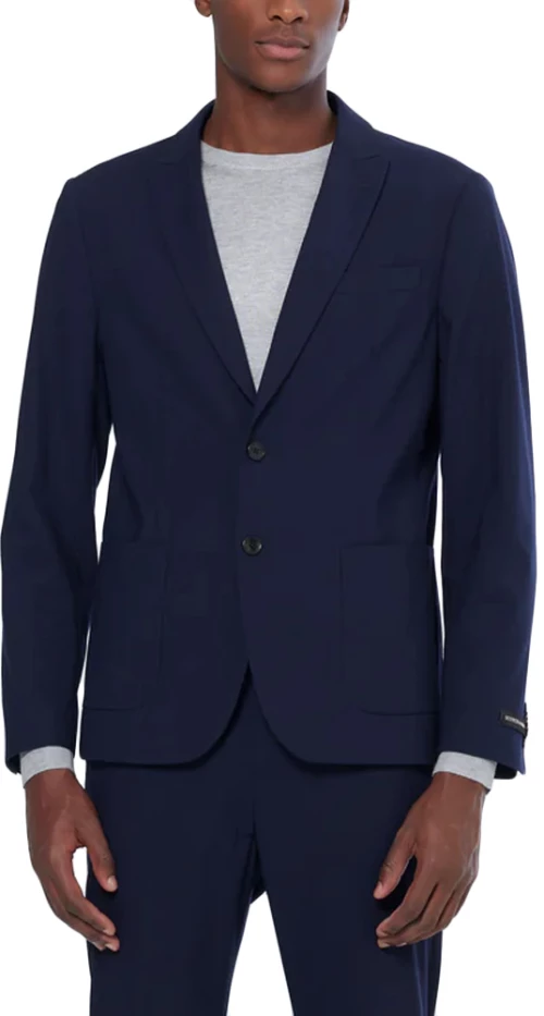 SCOTCH n SODA CORE UNCONSTRUCTED PEAK LAPEL BLAZER MEN SCOTCH & SODA ΜΠΛΕ (178358-401)