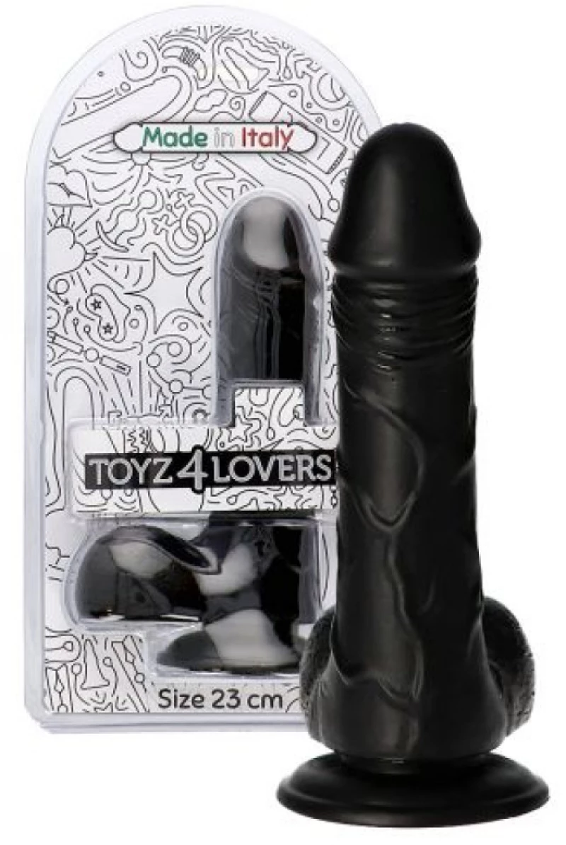 Alvaro Black Dildo 23 cm