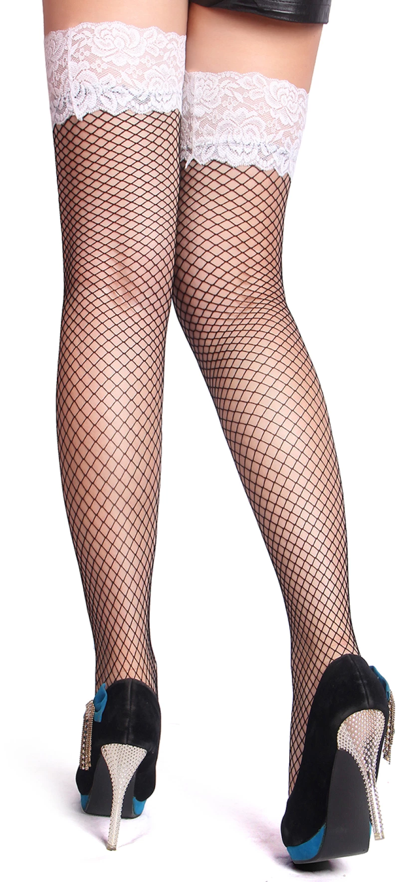 White and Black Sexy Stocking
