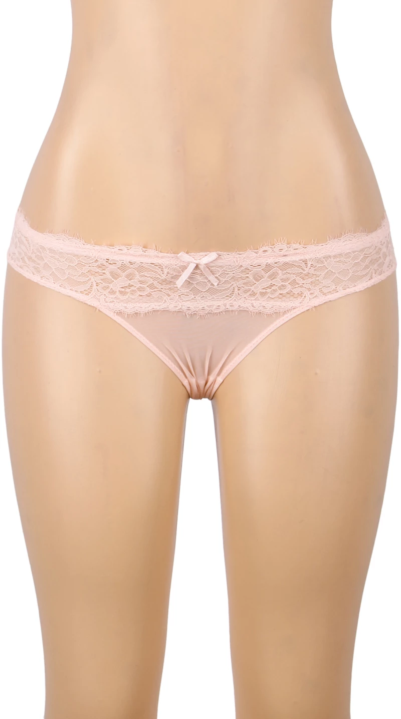 High Quality Pink Sexy Floral Lace Panty