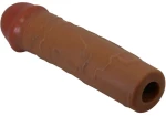 PRETTY LOVE - NILE PENIS SLEEVE WITH 2.5 CM EXTENSION MULATTO