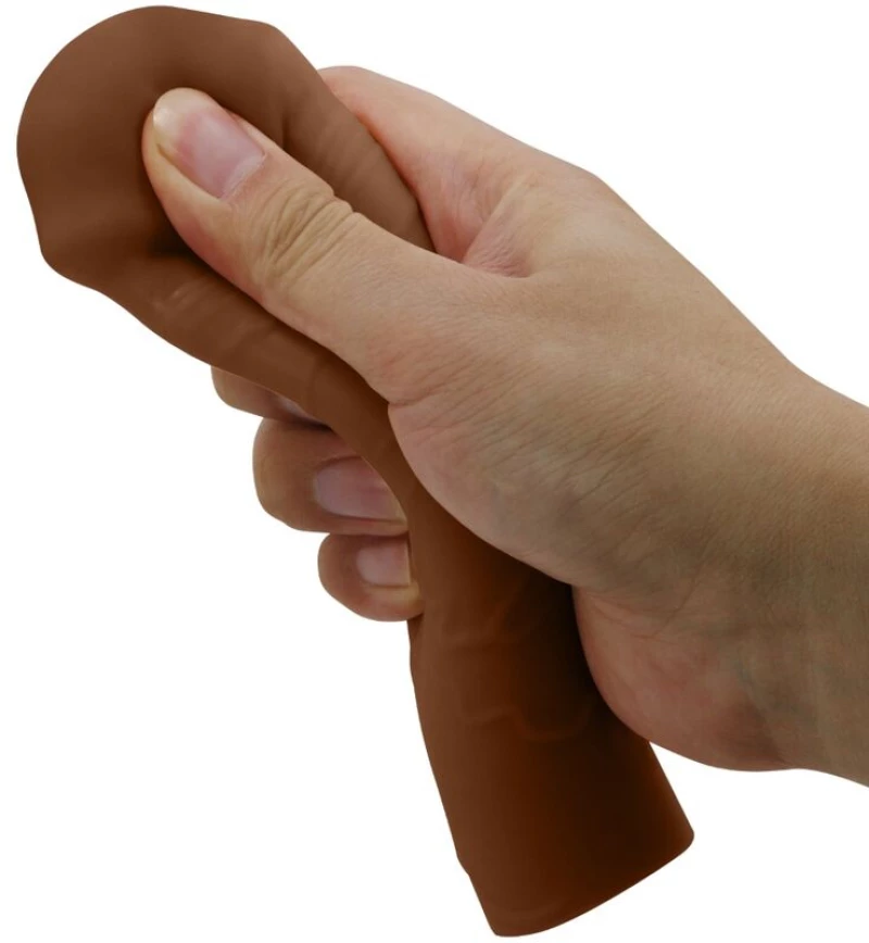 PRETTY LOVE - NILE PENIS SLEEVE WITH 2.5 CM EXTENSION MULATTO