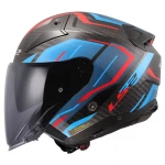 LS2 OF603 Infinity II Carbon Urus Gloss Blue/Red