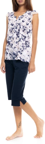 Γυναικεία Πυζάμα Pink Label -  ELEGANT NIGHTS - Κάπρι - Cotton