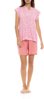 Γυναικεία Πυζάμα Pink Label - BLOOMING NIGHTS - Cotton - Σόρτς