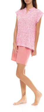 Γυναικεία Πυζάμα Pink Label - BLOOMING NIGHTS - Cotton - Σόρτς