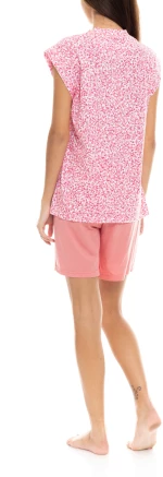 Γυναικεία Πυζάμα Pink Label - BLOOMING NIGHTS - Cotton - Σόρτς