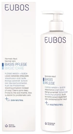 EUBOS Normal Skin Liquid Blue Washing Emulsion, Υγρό Καθαρισμού Χωρίς Άρωμα - 400ml