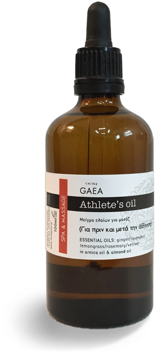 THINK GAEA Athlete's Oil, Έλαιο Αθλητικού Μασάζ - 100ml
