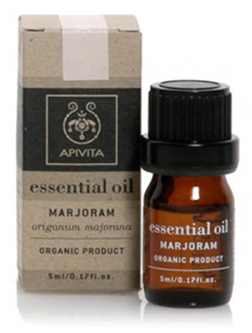 APIVITA Essential Oil Marjoram, Αιθέριο Έλαιο Ματζουράνας - 5ml