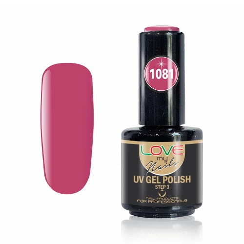 Love My Nails Soak Off UV/LED Gel Polish Νο1081 (Deep Pink) 16ml