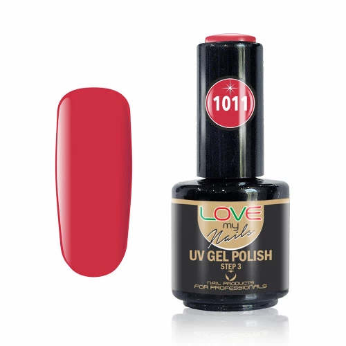 Love My Nails Soak Off UV/LED Gel Polish Νο1011 (Fire Red) 16ml