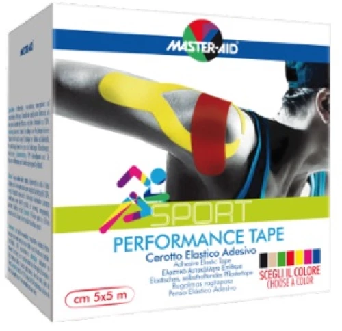 MASTER AID Sport Performance Tape, Αθλητική Ταινία, Πράσινη - 5cm x 5m