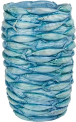 OCEAN ΒΑΖΟ 29x28x45 POLYRESIN ΜΠΛΕINTHEBOX