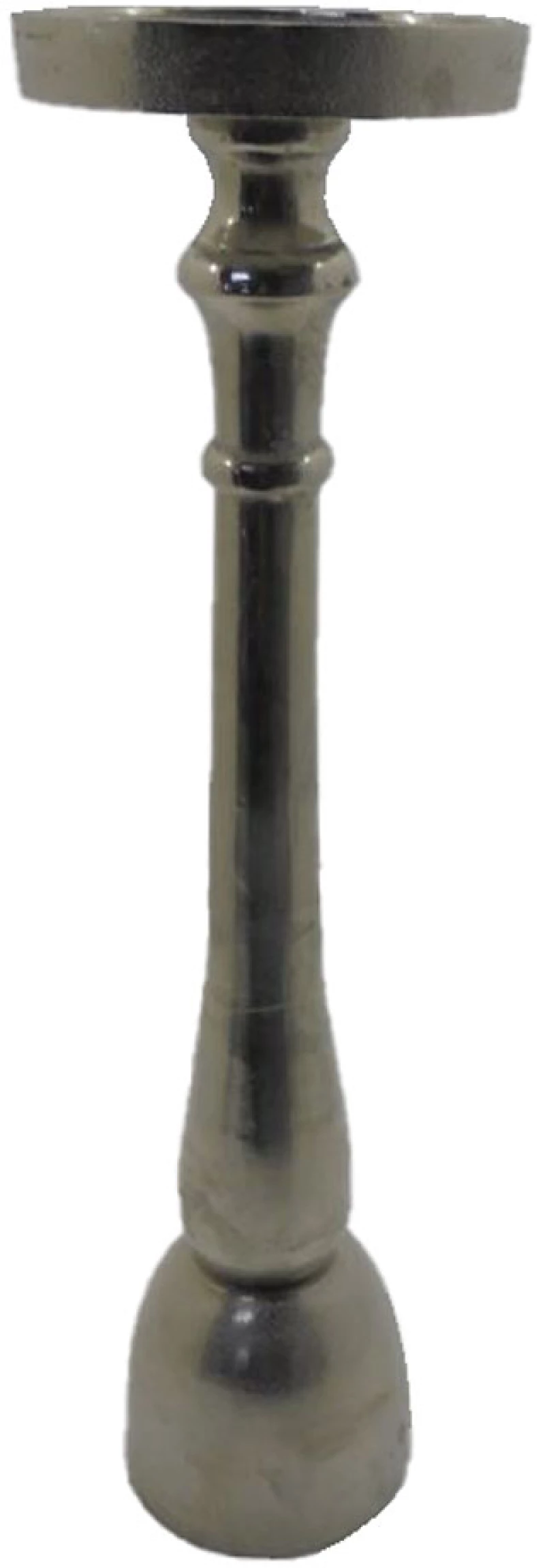 LUXOR CANDLE ΚΗΡΟΠΗΓΙΟ 17x17x64 ΑΛΟΥΜΙΝΙΟ SILVER NICKELINTHEBOX