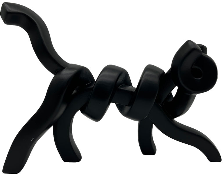 BELMA ΔΙΑΚΟΣΜΗΤΙΚΟ ΓΑΤΑ 30x8x22 POLYRESIN ΜΑΥΡΟINTHEBOX