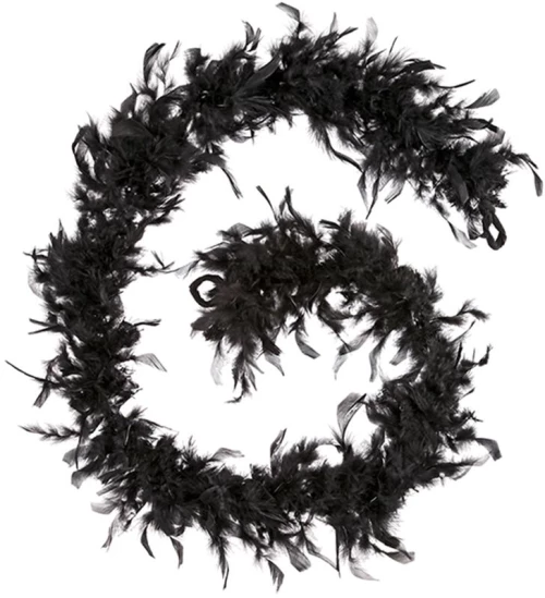 Γιρλάντα μπόα φτερά μαύρη  180εκ.