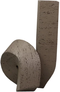 SIGNE ΒΑΖΟ 19x17x30 POLYRESIN ΓΚΡΙINTHEBOX