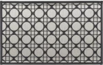 xαλί κουζίνας polyester/GEOMETRIK NOIR 50x80cm