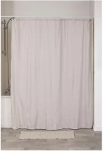 Κουρτίνα μπάνιου Polyester 180x200 μπεζ