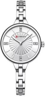 C9097 Silver Curren Γυναικείο Ρολόι με Μεταλλικό Μπρασελέ