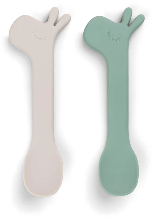 Done By Deer Παιδικό Σετ Κουταλάκια 2 Τεμ Lalee Green 14cm BR77635