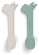 Done By Deer Παιδικό Σετ Κουταλάκια 2 Τεμ Lalee Green 14cm BR77635
