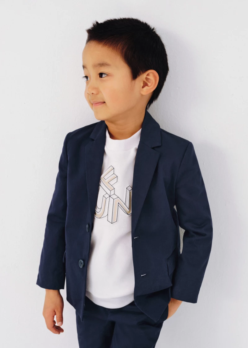 Mayoral Σακακι slim suiting ναυτ.μπλε 25-03419-082 3419 Αγόρι