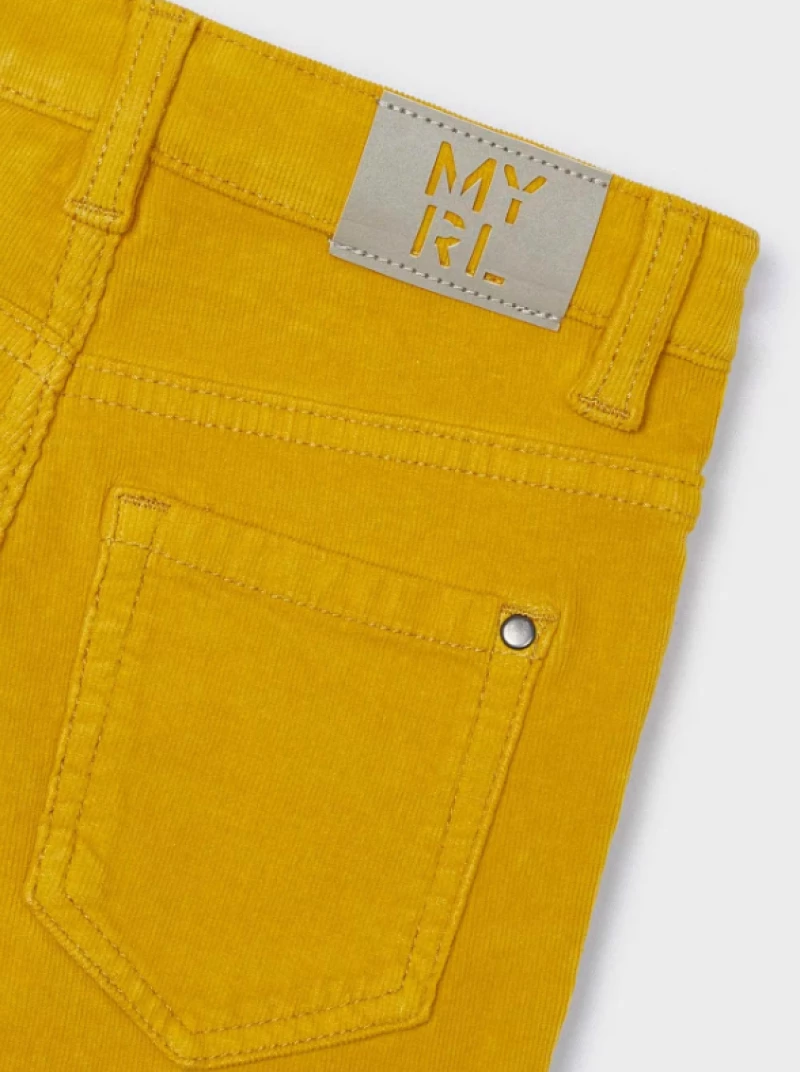 Mayoral Παντελονι κοτλε slim fit Κίτρινο 14-00537-045 Αγόρι