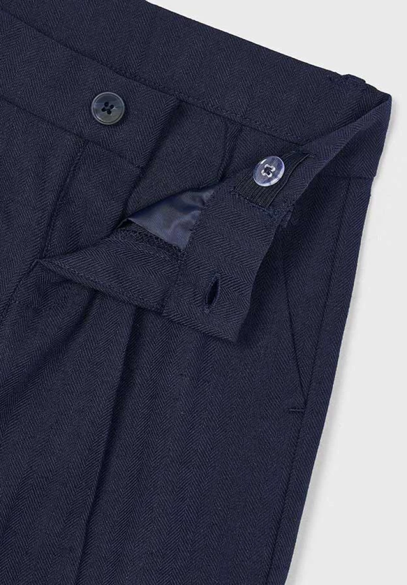 Mayoral Παντελονι λινο suiting ναυτ.μπλε 25-03563-054 3563 Αγόρι