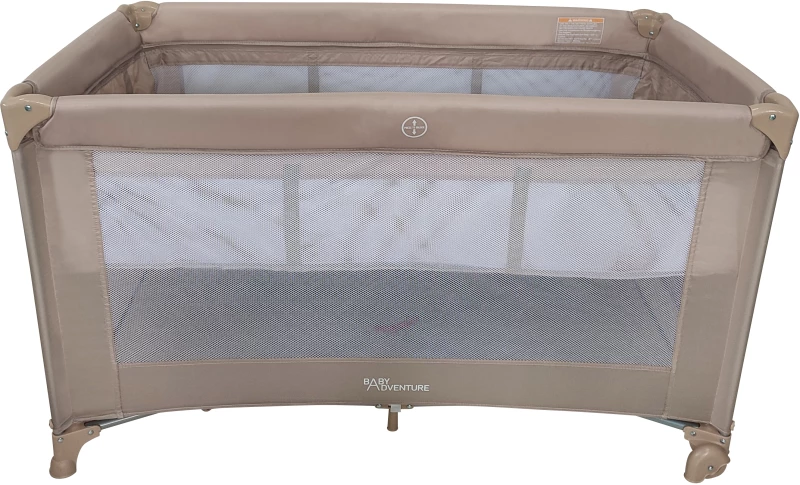 Baby Adventure Παρκοκρέβατο Dream 2 θέσεων Beige BR79354