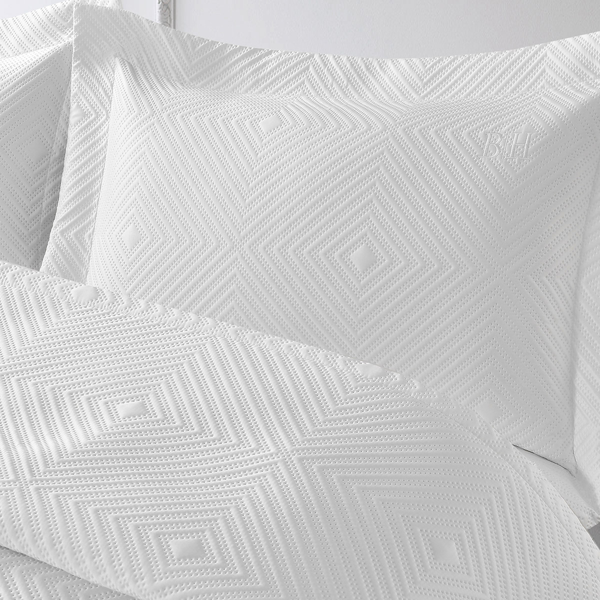 Beauty Home Σετ κουβερλί υπέρδιπλο Alisa Art 12324 230x250 Λευκό