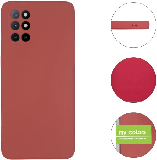 Θήκη Σιλικόνης My Colors Sonique OnePlus OnePlus 8T 5G Μπορντό Ανοιχτό