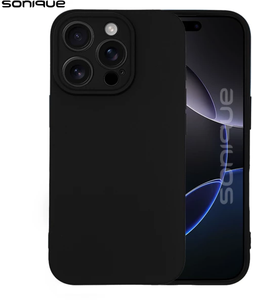 Θήκη Σιλικόνης My Colors Sonique Apple iPhone 16 Pro Max Μαύρο