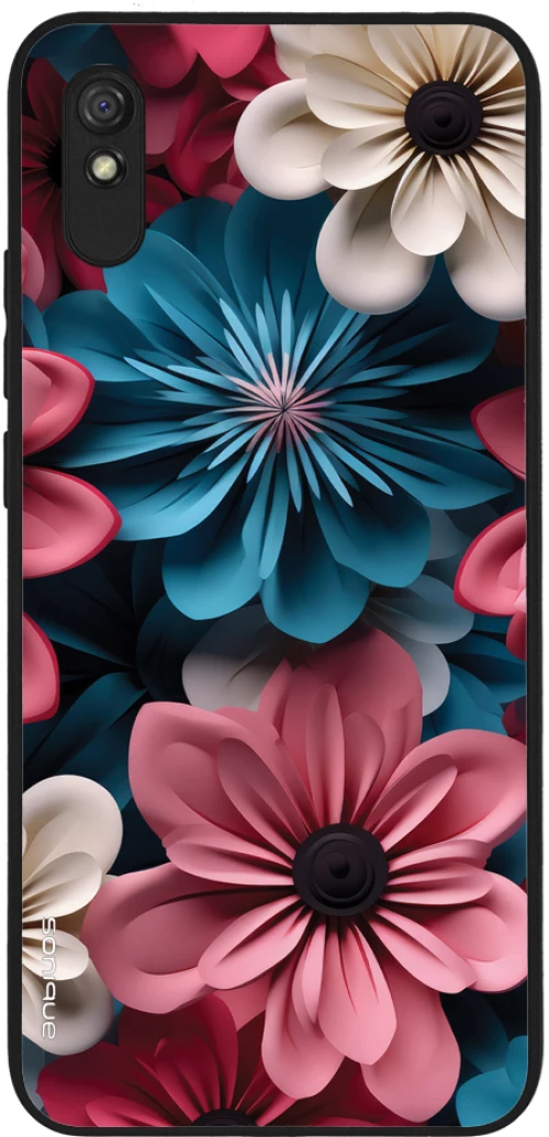 Θήκη Sonique 3D Flower Series για Xiaomi Redmi 9A / Redmi 9AT Ροζ 01
