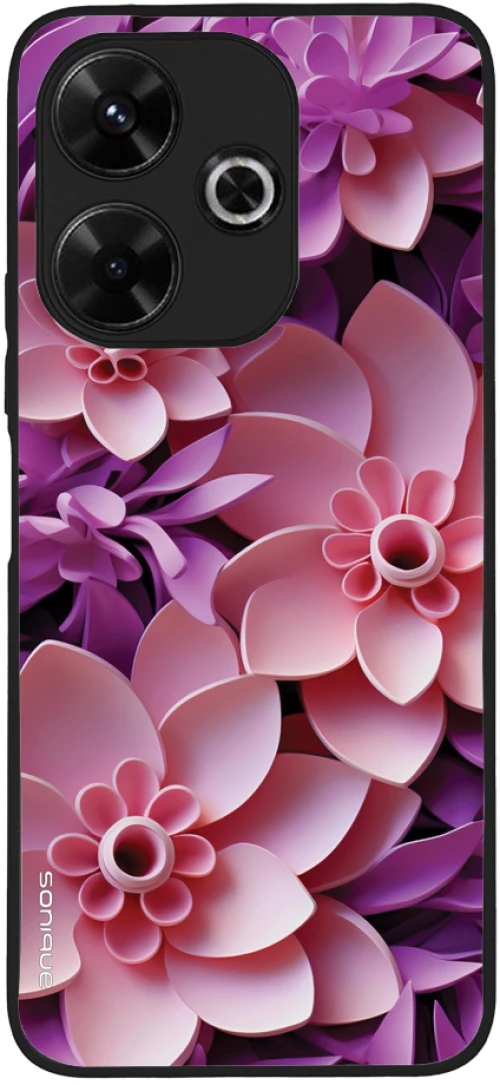 Θήκη Sonique 3D Flower Series για Xiaomi Redmi 13 4G / Poco M6 4G Ροζ